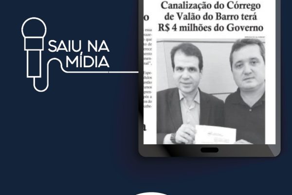 Aureo apresenta emenda de R$ 4 milhões para saneamento no interior